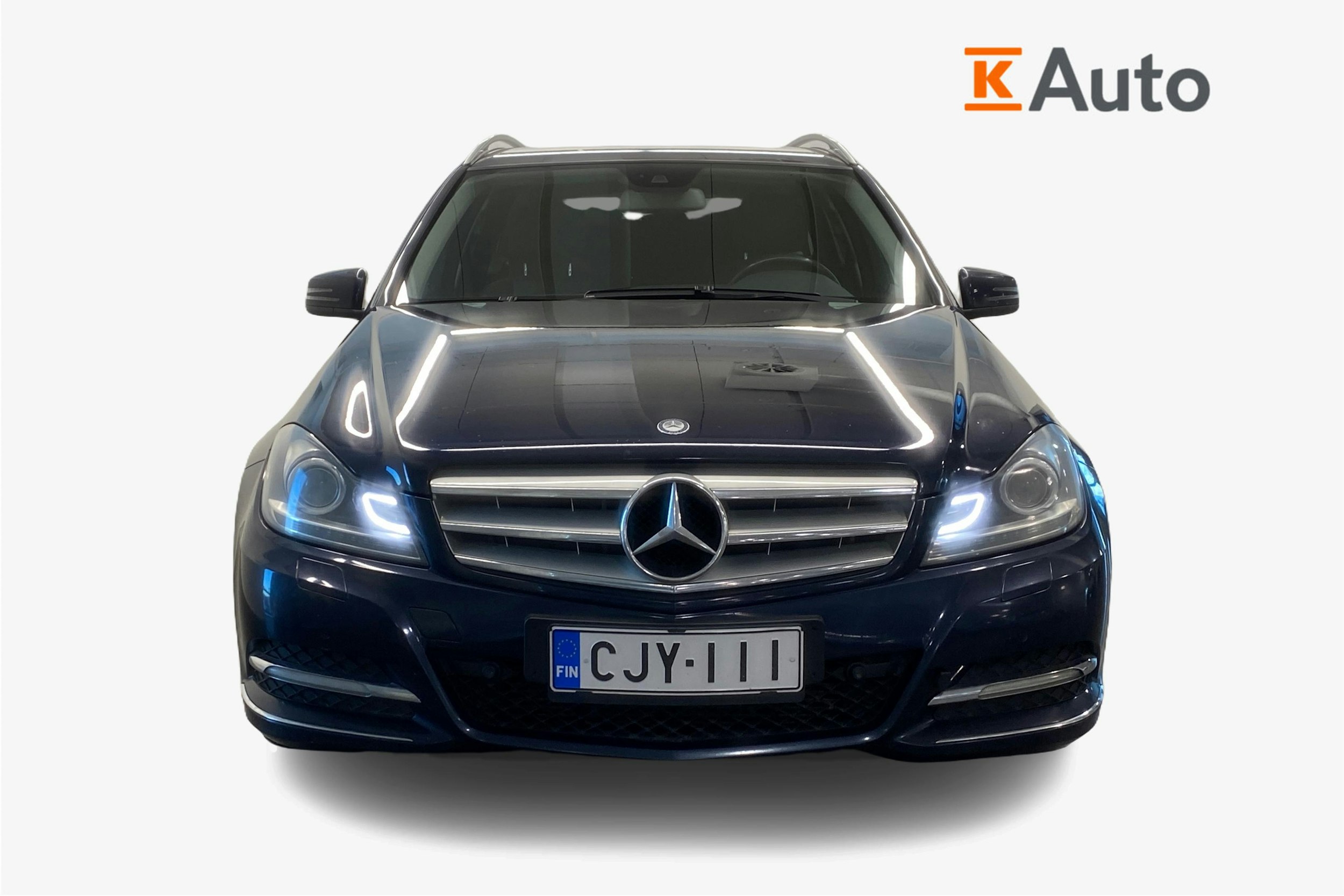 Sininen Mercedes-Benz C 2012 kuva 5.