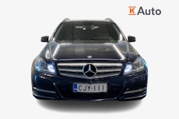 Sininen Mercedes-Benz C 2012 kuva 5.