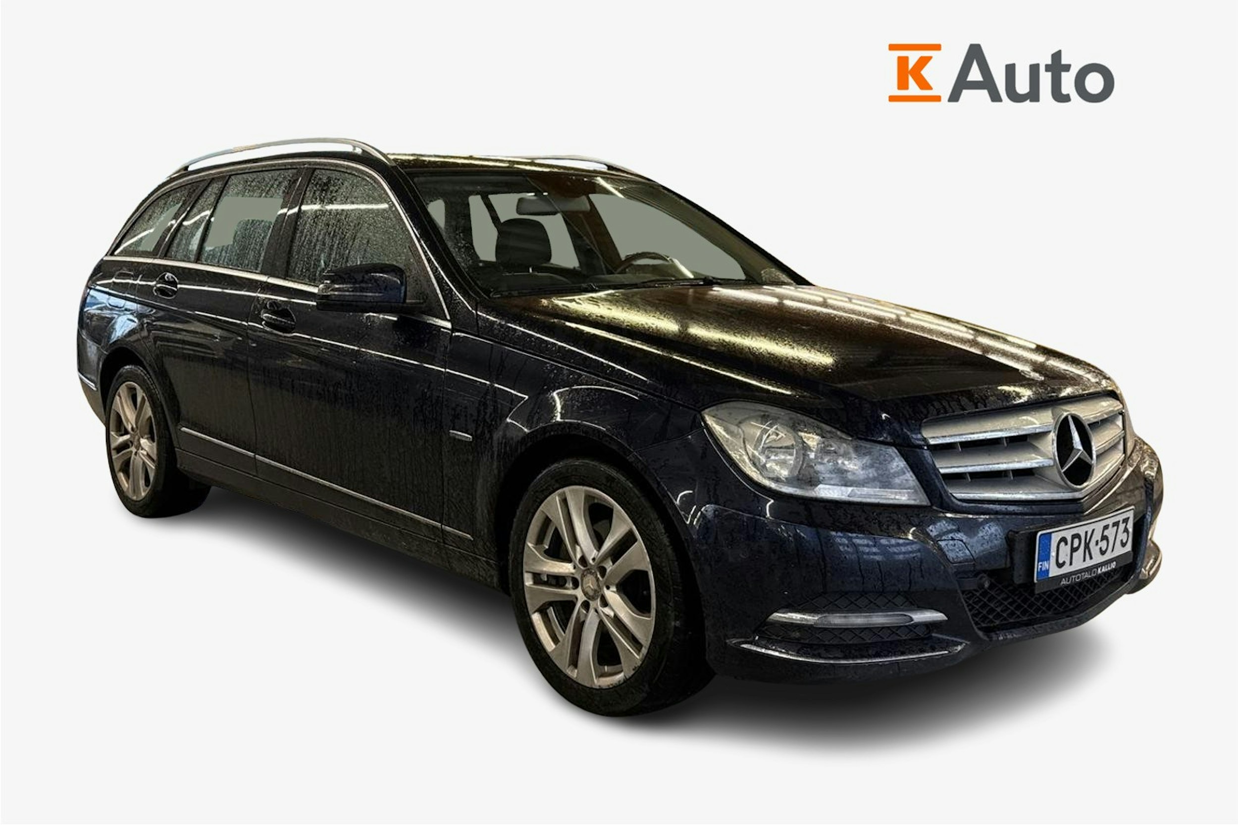 sininen Mercedes-Benz C 2012 kuva 1.