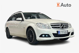 valkoinen Mercedes-Benz C 2012 kuva 1.