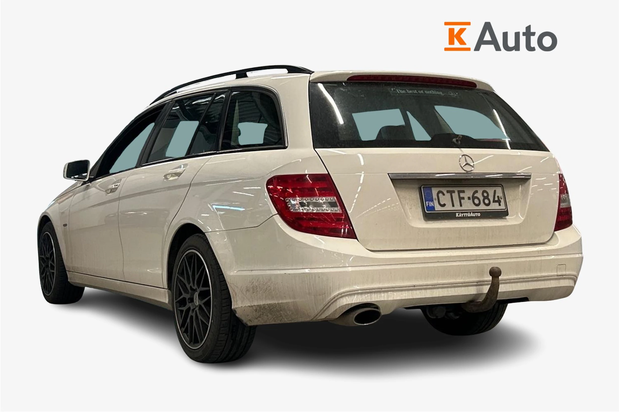 valkoinen Mercedes-Benz C 2012 kuva 2.