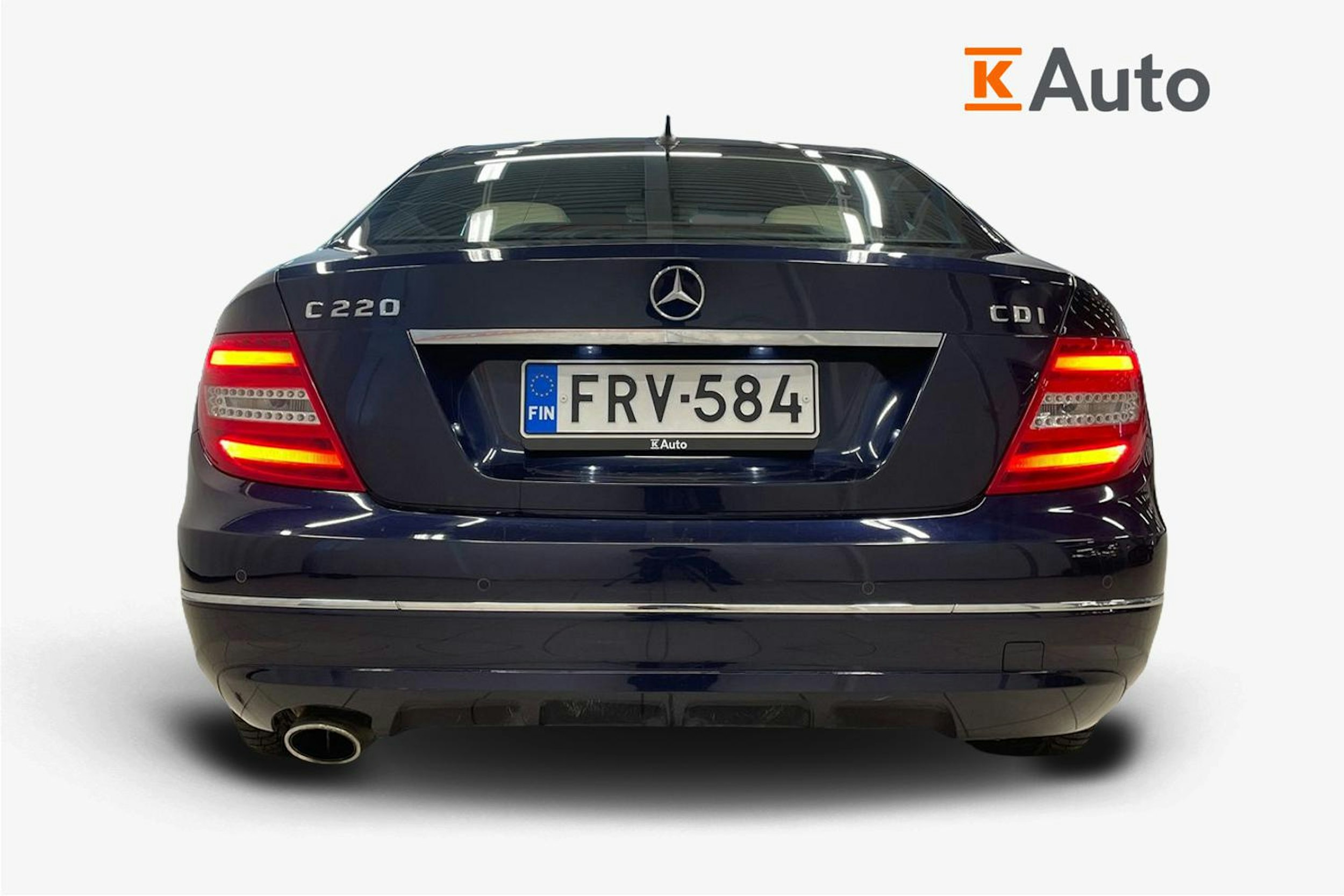 Sininen Mercedes-Benz C 2012 kuva 3.