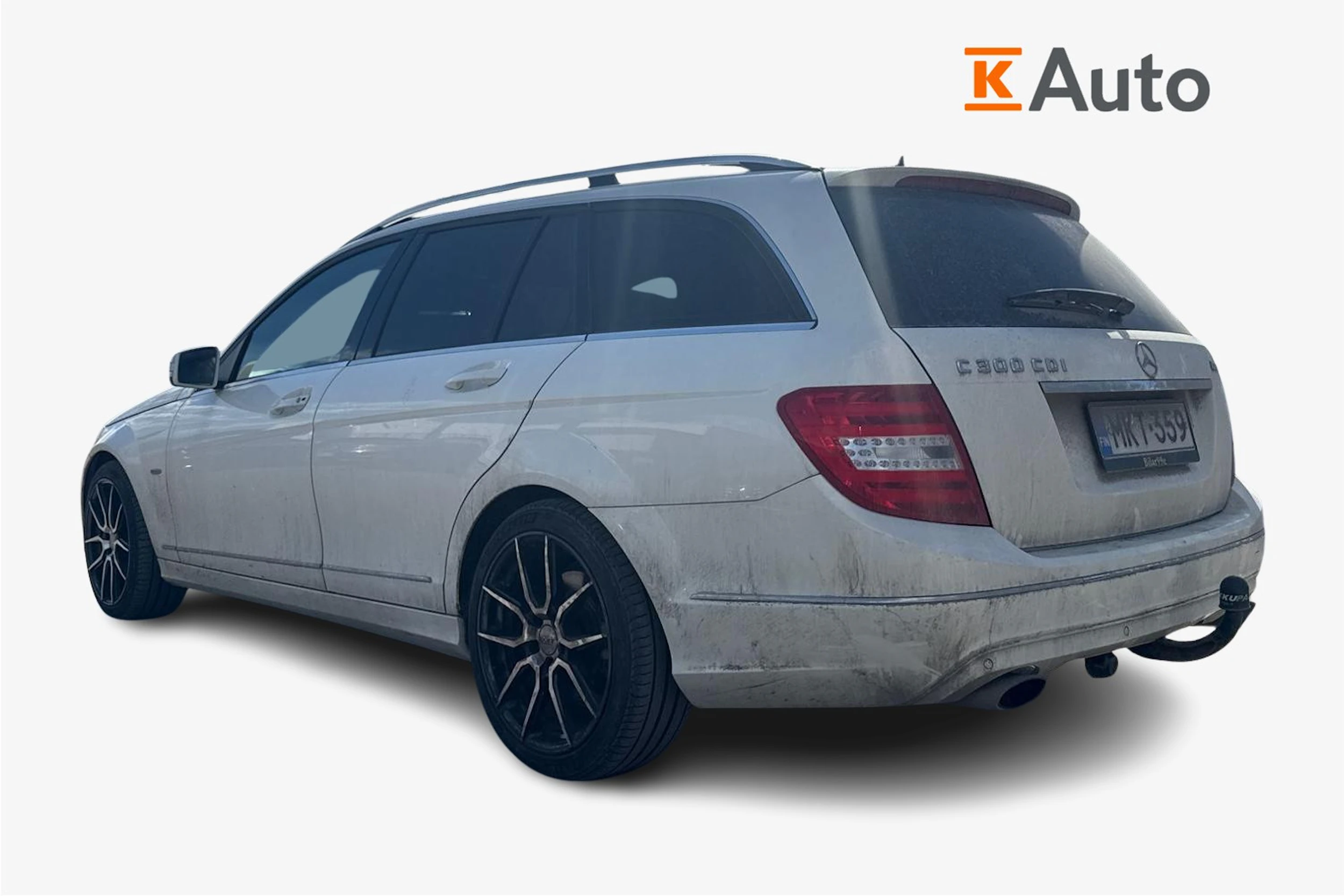 valkoinen Mercedes-Benz C 2012 kuva 2.