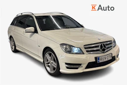 valkoinen Mercedes-Benz C 2012 kuva 1.