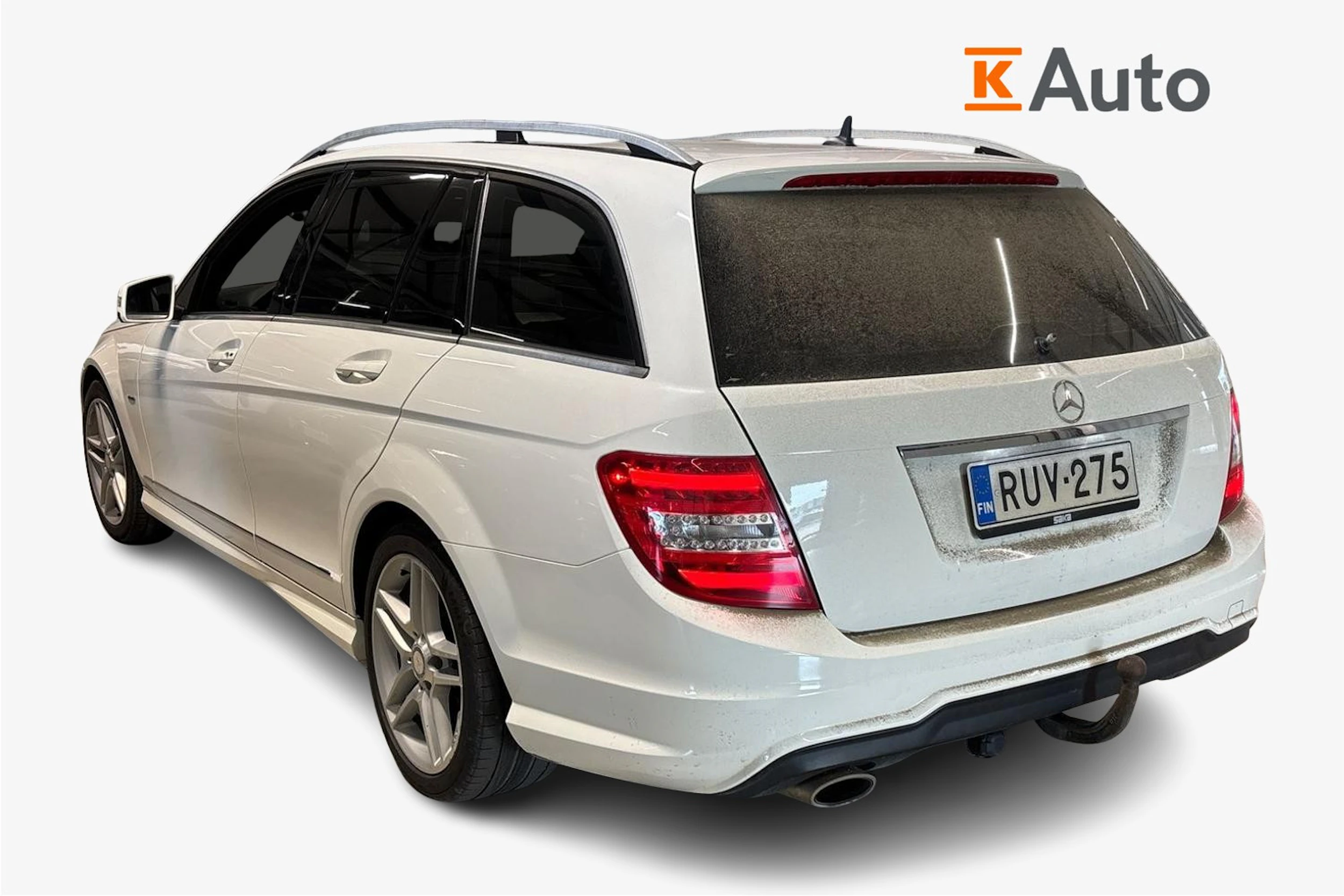 valkoinen Mercedes-Benz C 2012 kuva 2.