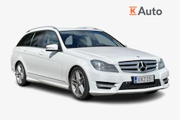 valkoinen Mercedes-Benz C 2013 kuva 1.