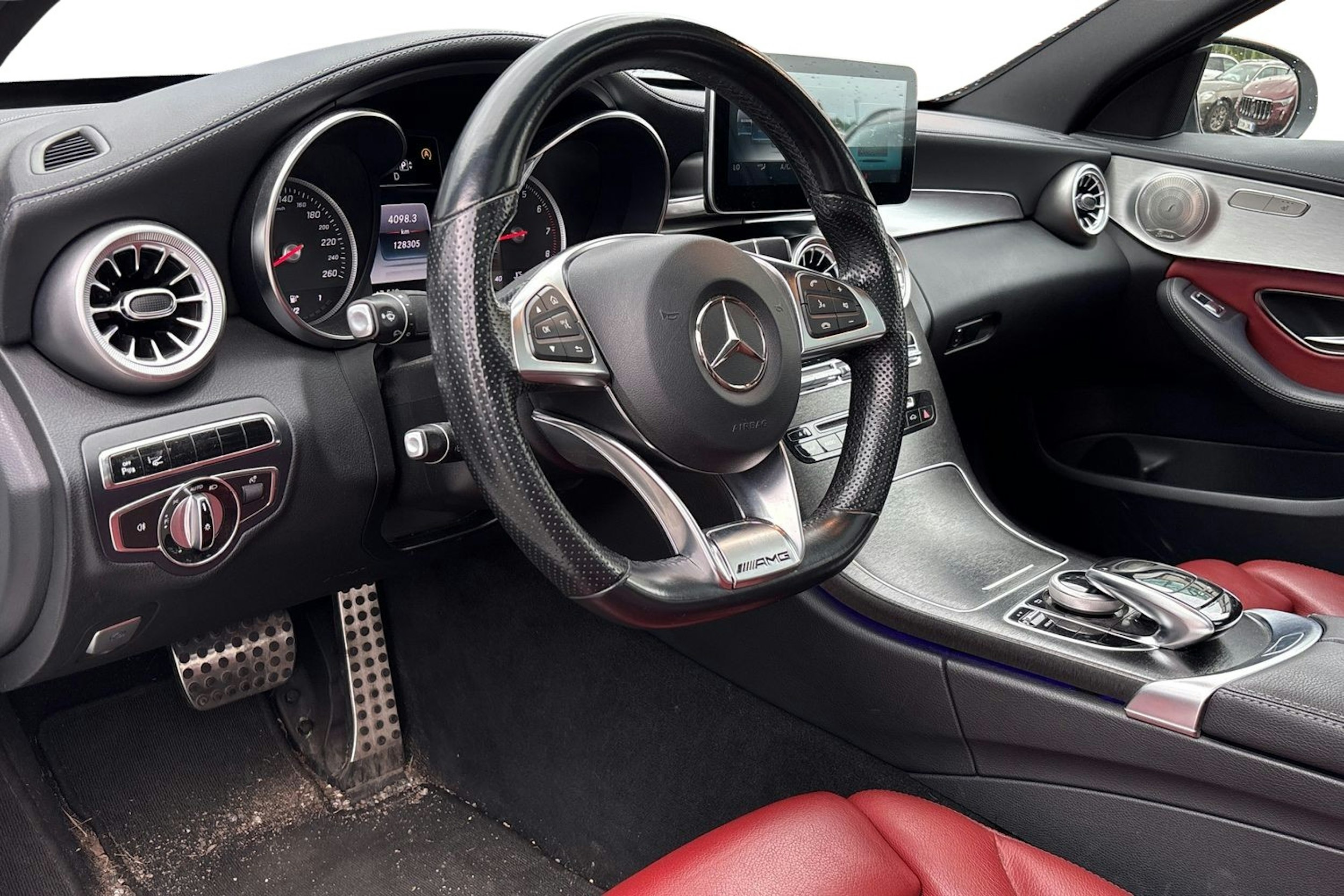 valkoinen Mercedes-Benz C 2014 kuva 3.