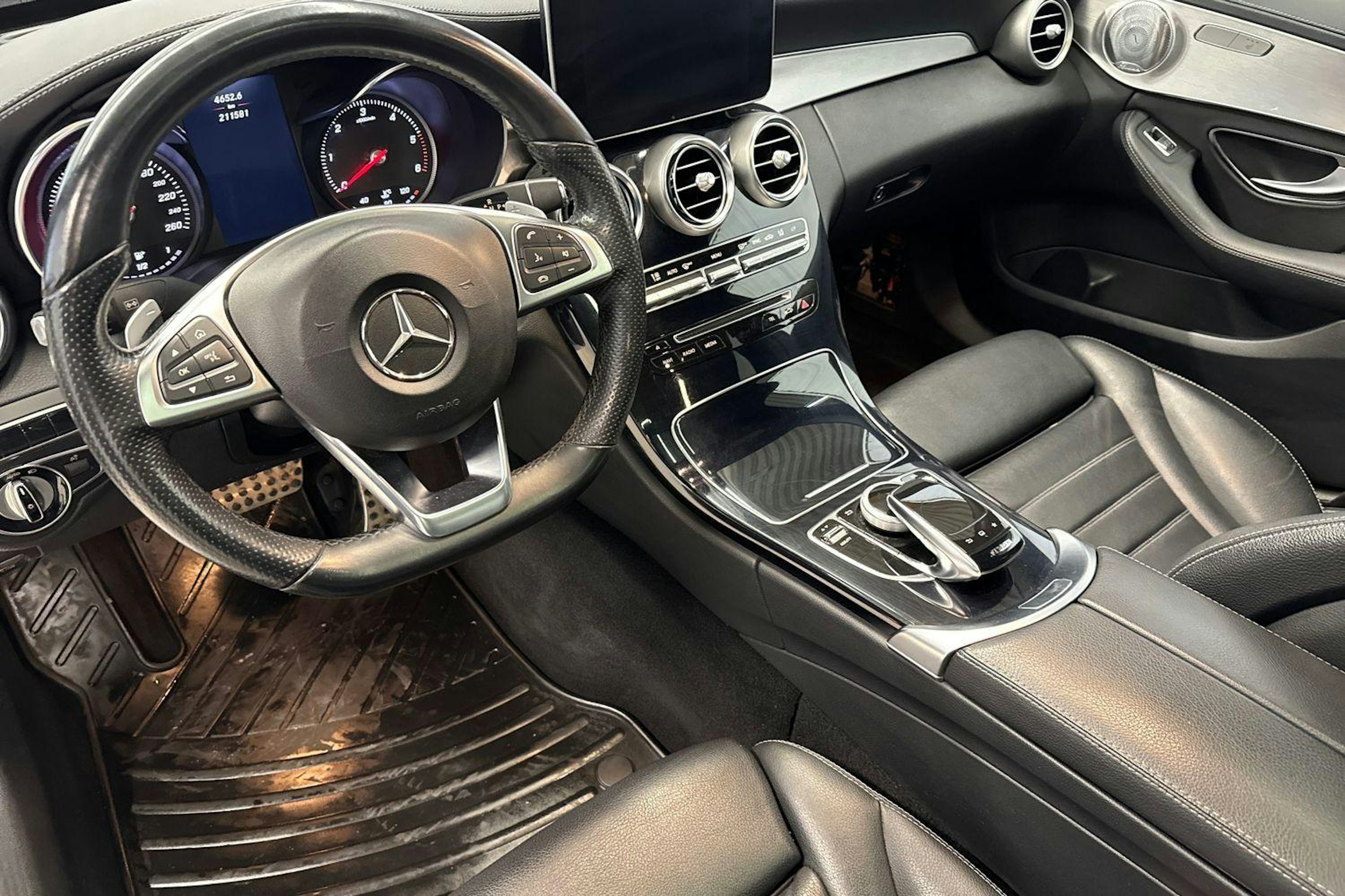 valkoinen Mercedes-Benz C 2014 kuva 7.