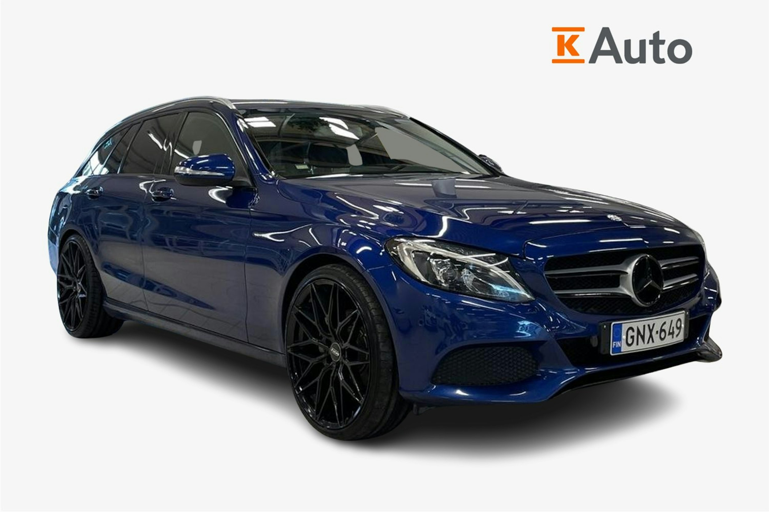 Sininen Mercedes-Benz C 2014 kuva 1.