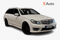 valkoinen Mercedes-Benz C 2014 kuva 1.