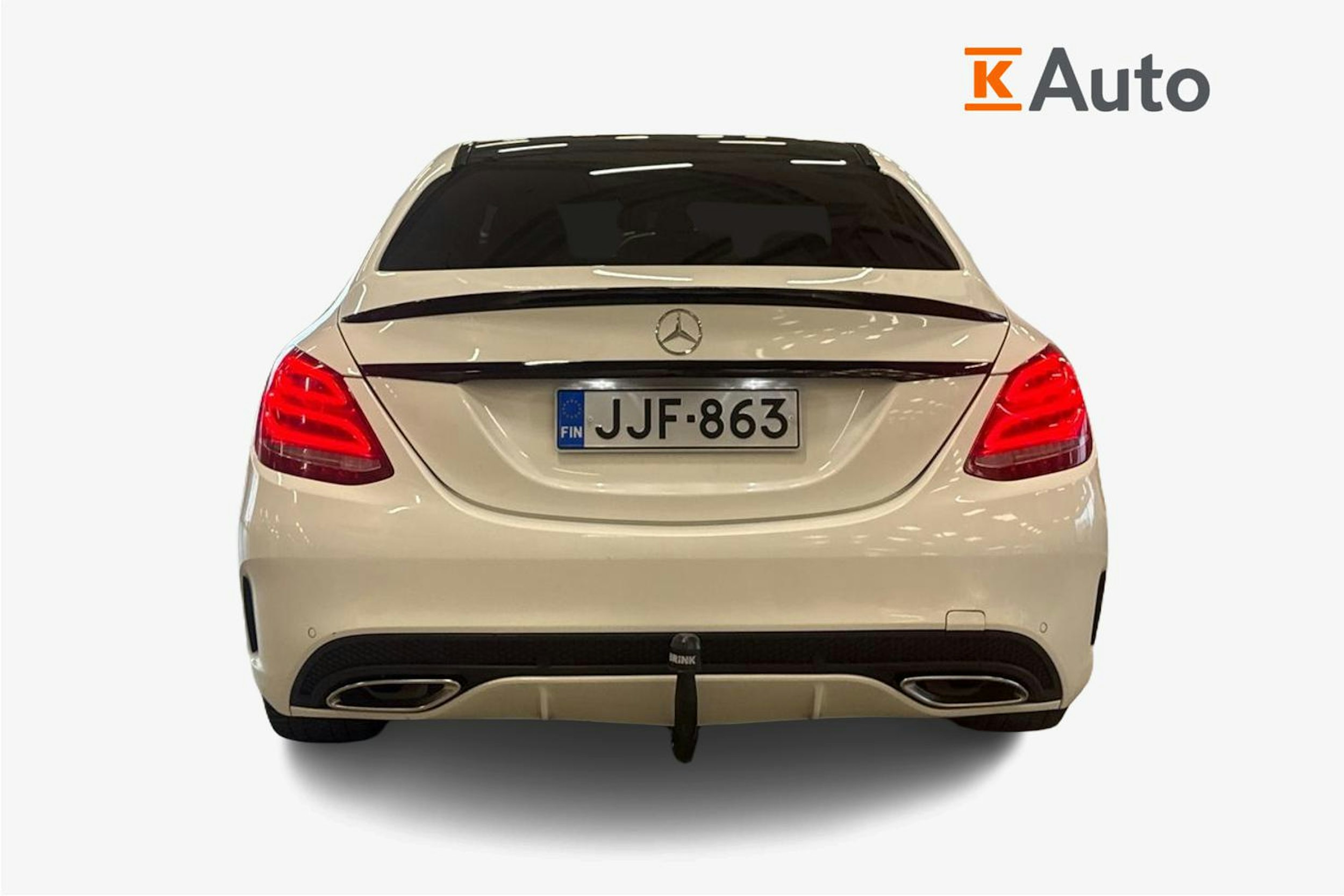 valkoinen Mercedes-Benz C 2014 kuva 3.