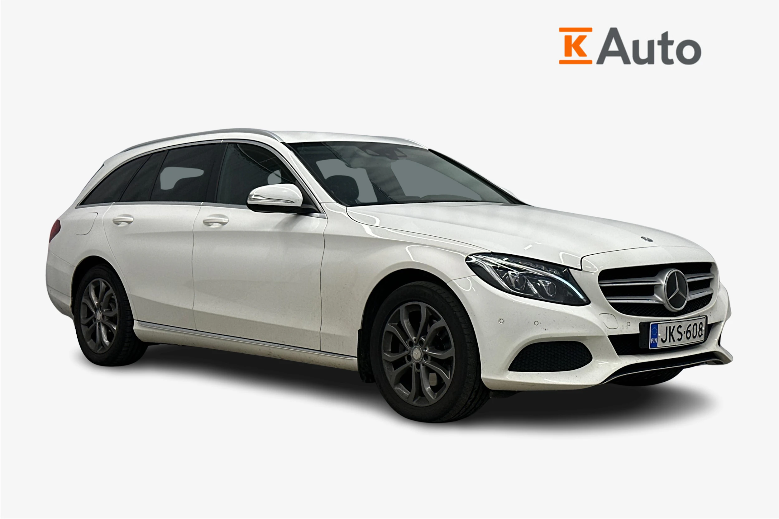 valkoinen Mercedes-Benz C 2014 kuva 1.