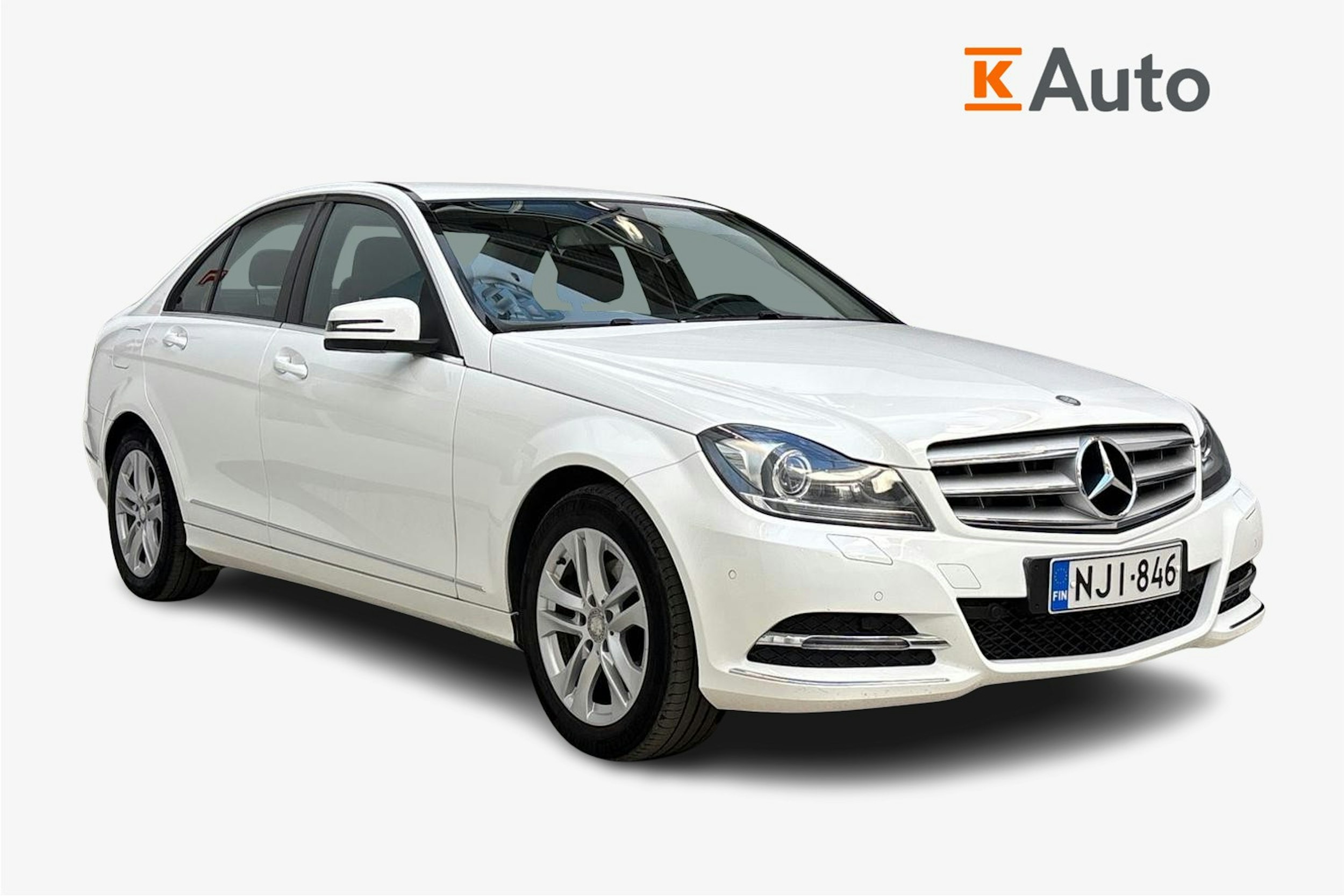 valkoinen Mercedes-Benz C 2014 kuva 1.