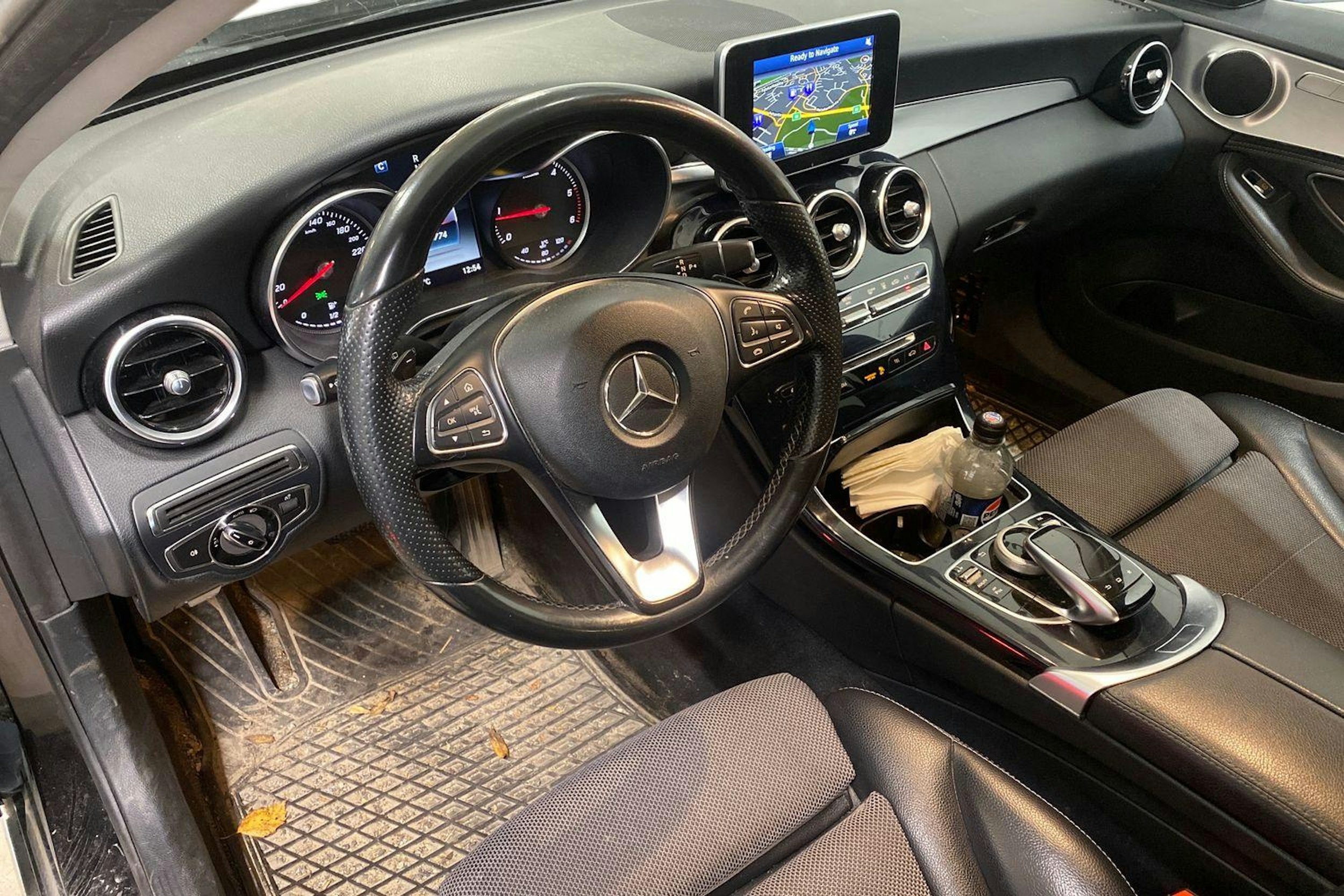 met. musta Mercedes-Benz C 2014 kuva 3.