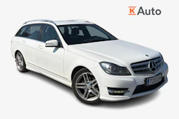 Valkoinen Mercedes-Benz C 2014 kuva 1.