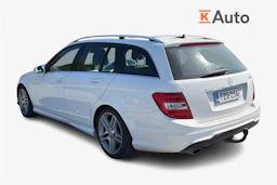 Valkoinen Mercedes-Benz C 2014 kuva 2.