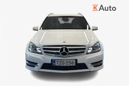 Valkoinen Mercedes-Benz C 2014 kuva 4.