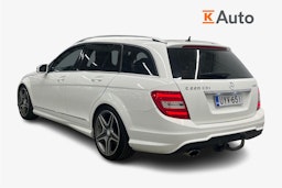 Valkoinen Mercedes-Benz C 2014 kuva 2.