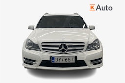 Valkoinen Mercedes-Benz C 2014 kuva 4.
