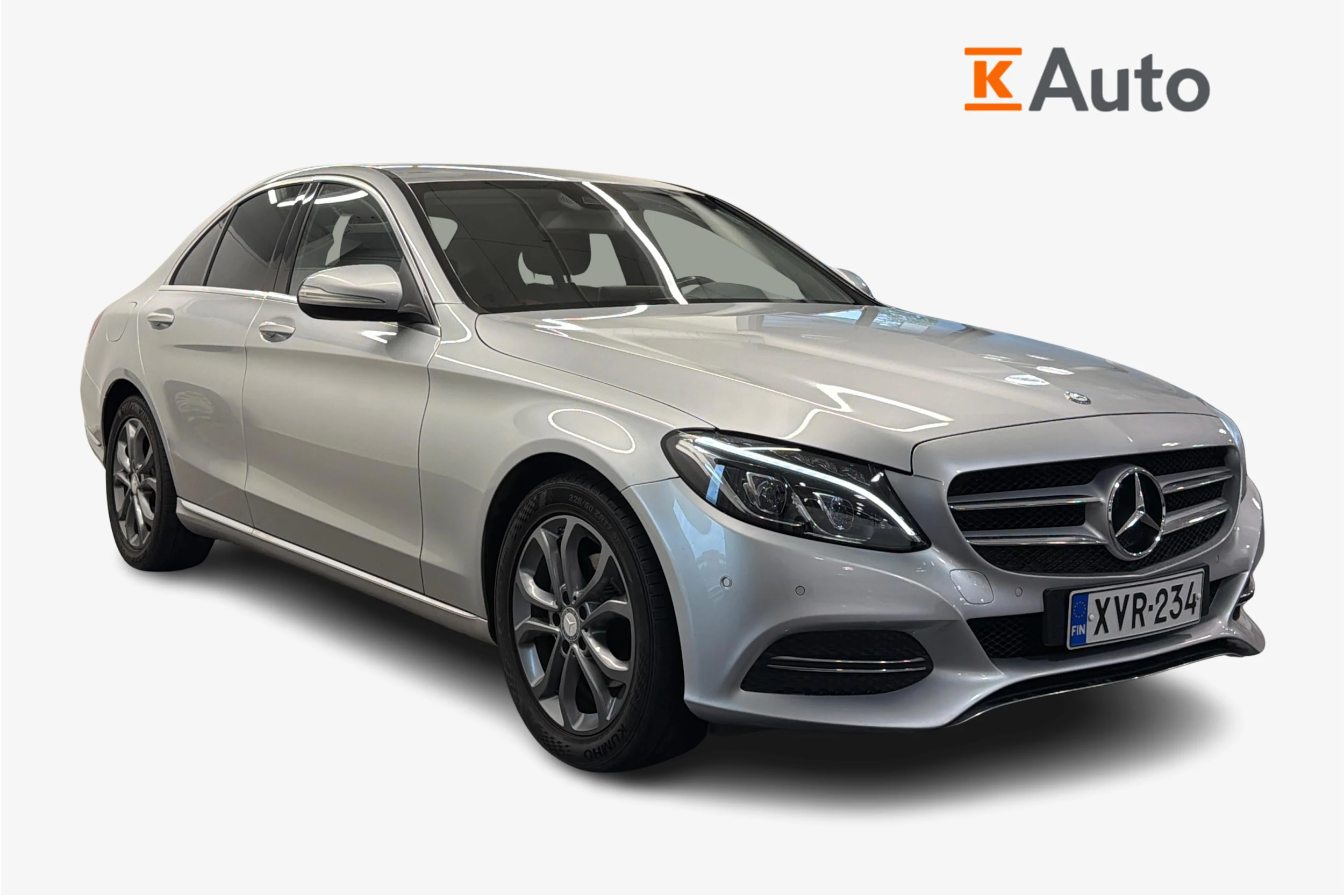 harmaa Mercedes-Benz C 2014 kuva 1.
