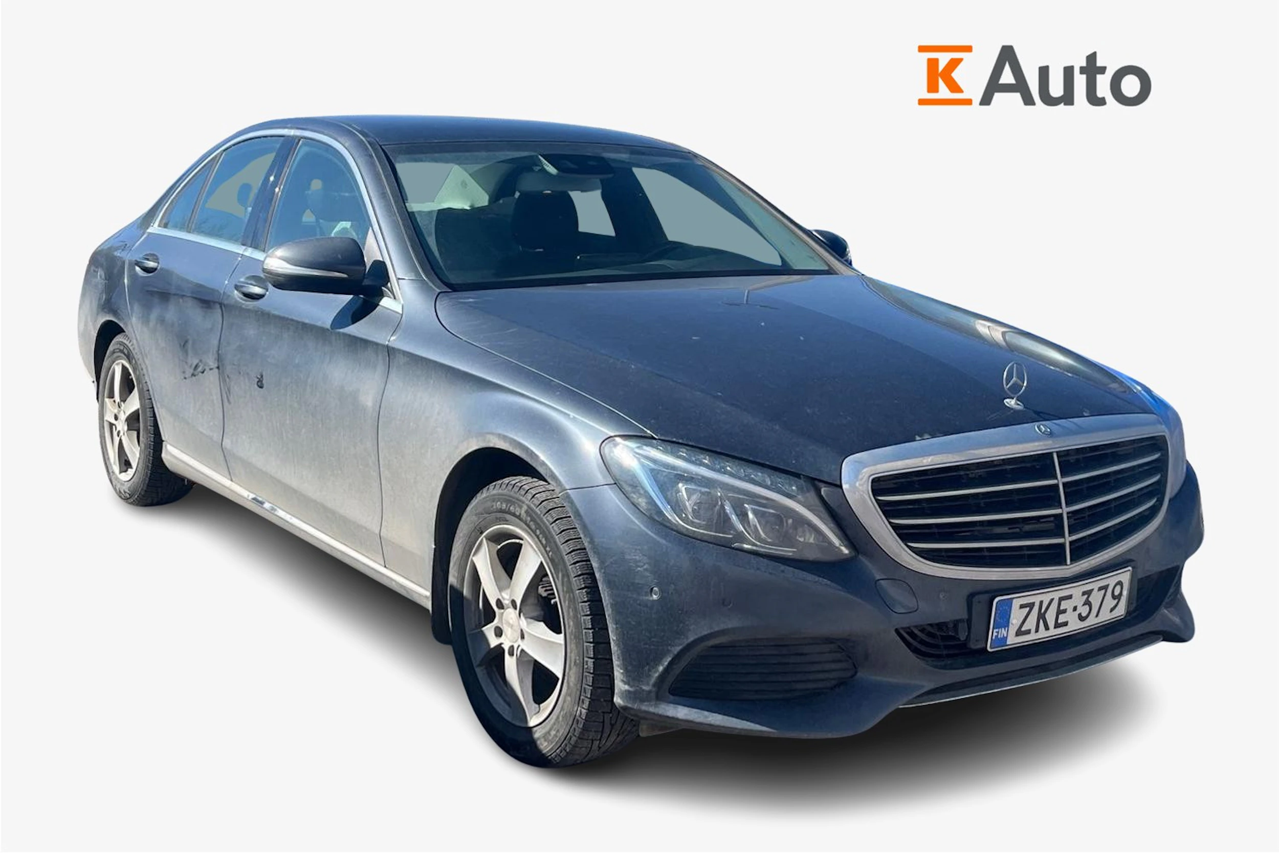 harmaa Mercedes-Benz C 2014 kuva 1.