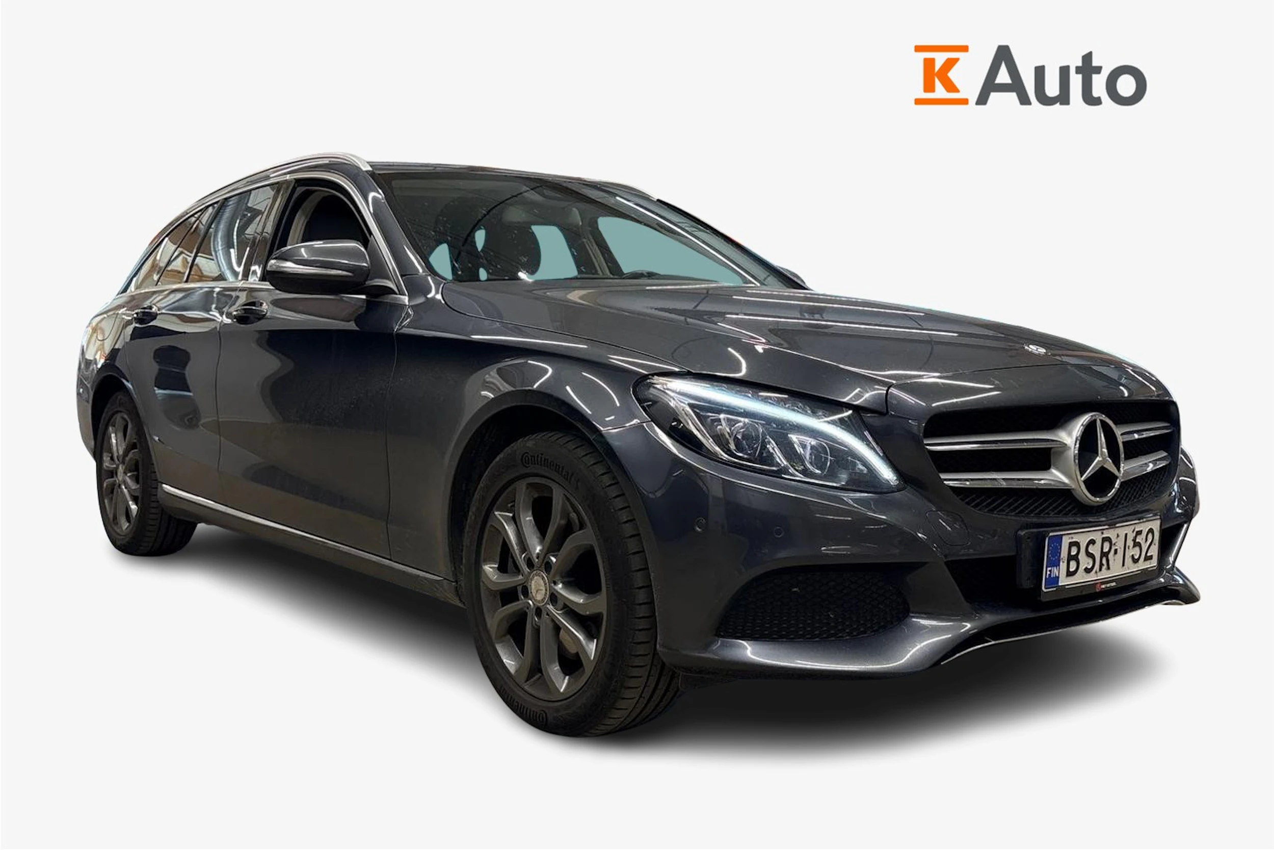 harmaa Mercedes-Benz C 2015 kuva 1.