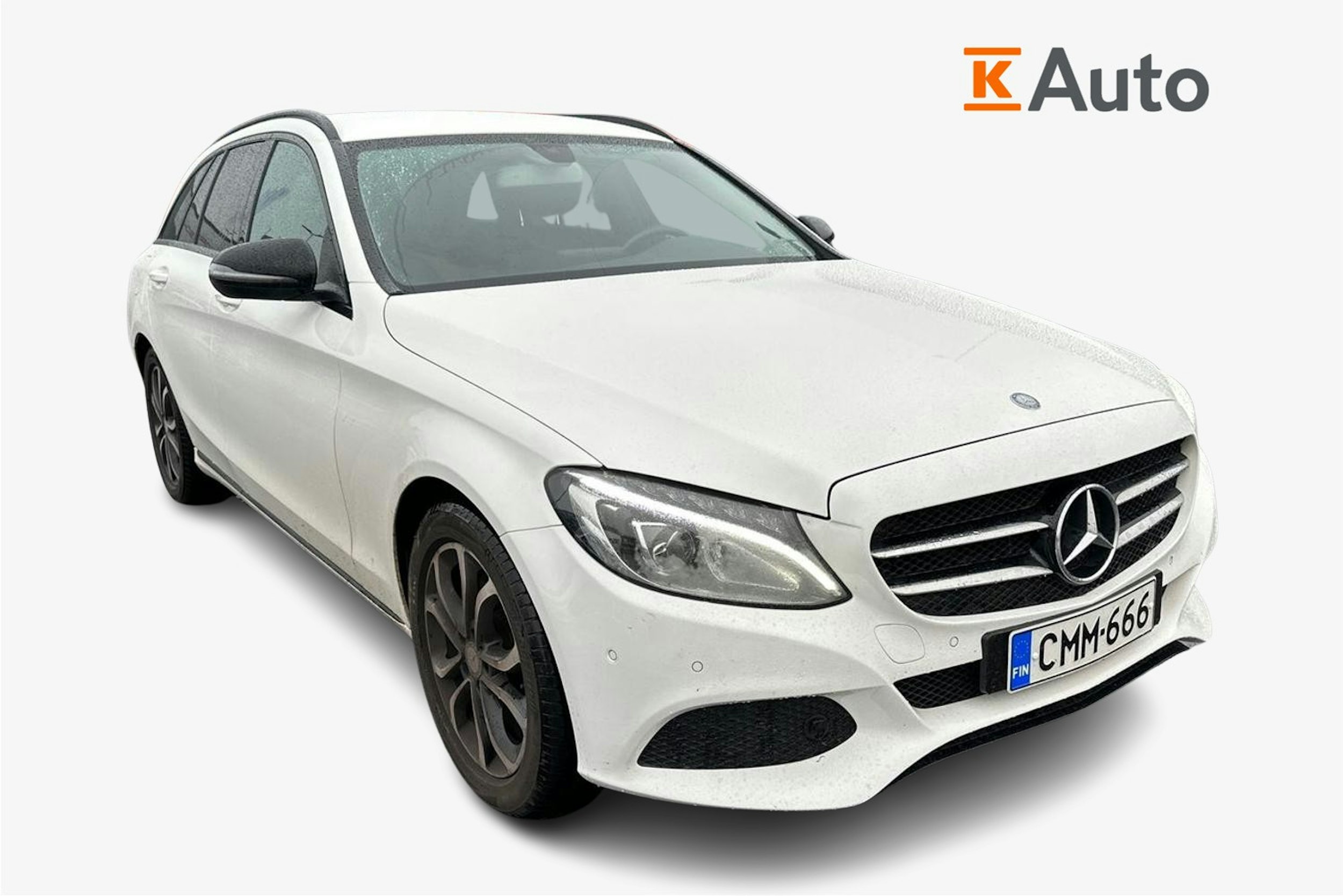 valkoinen Mercedes-Benz C 2015 kuva 1.