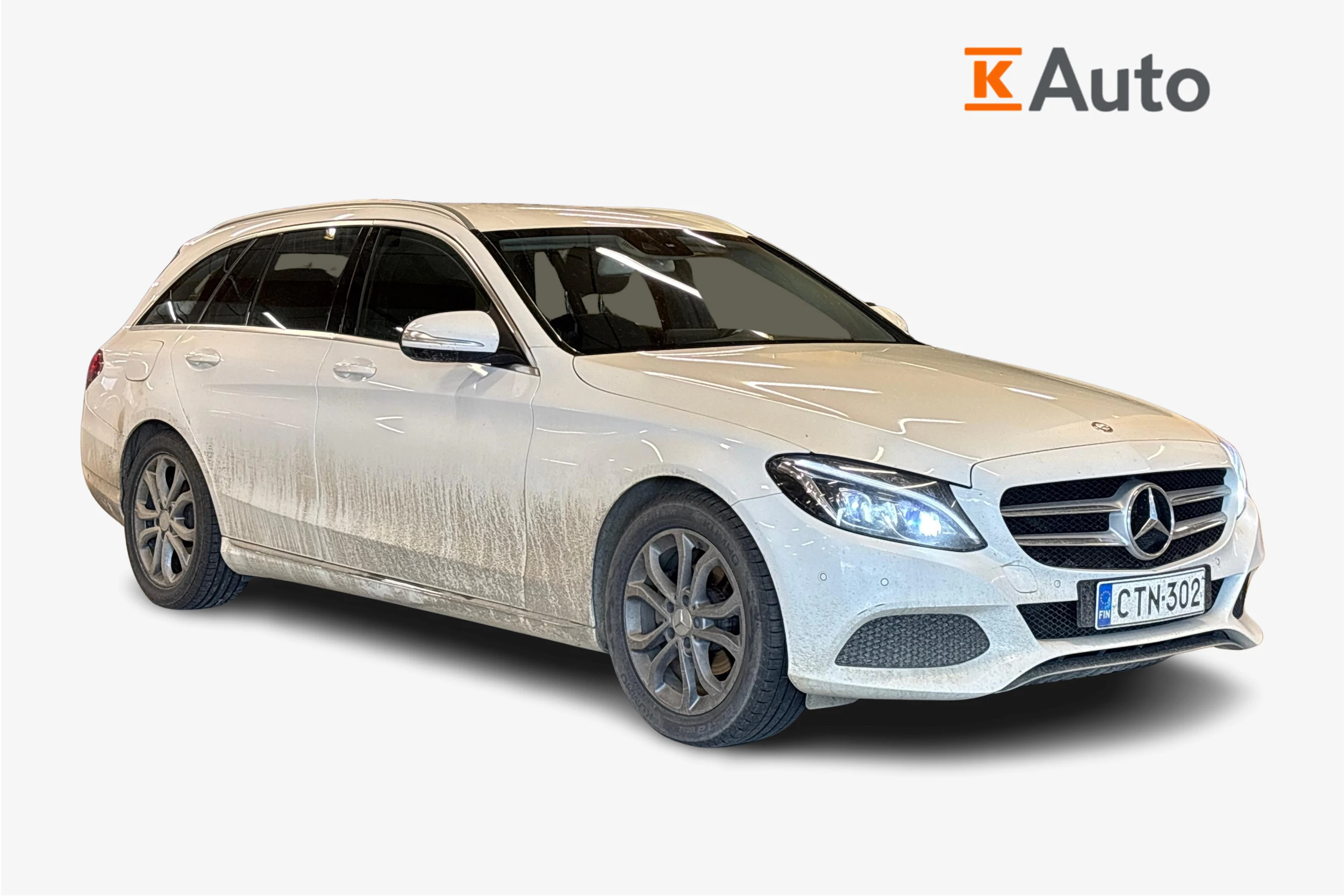 valkoinen Mercedes-Benz C 2015 kuva 1.