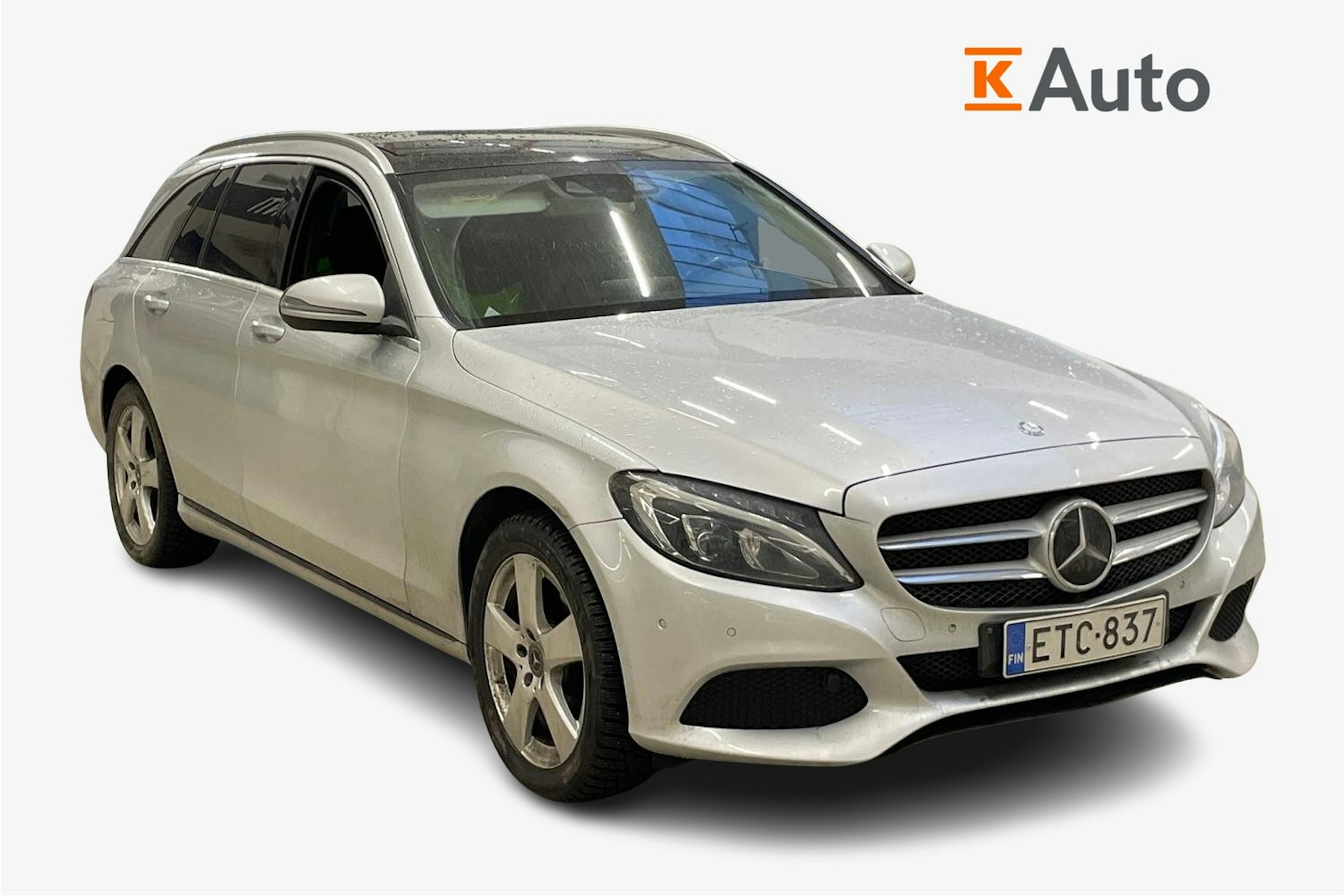 harmaa Mercedes-Benz C 2015 kuva 1.