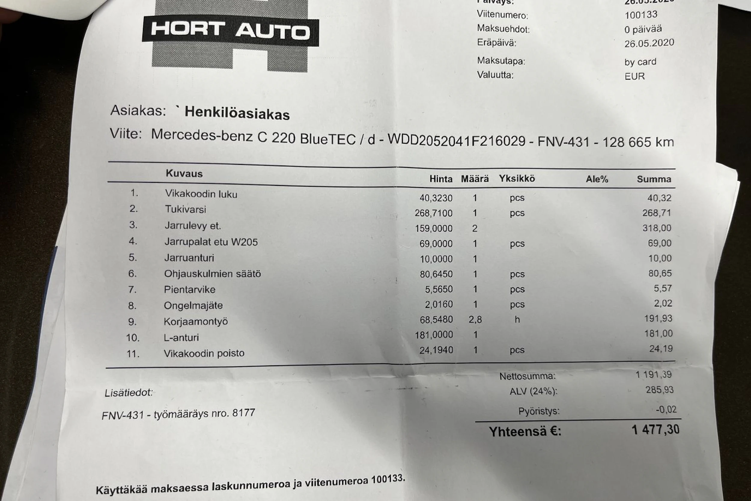 ruskea (beige) Mercedes-Benz C 2015 kuva 24.