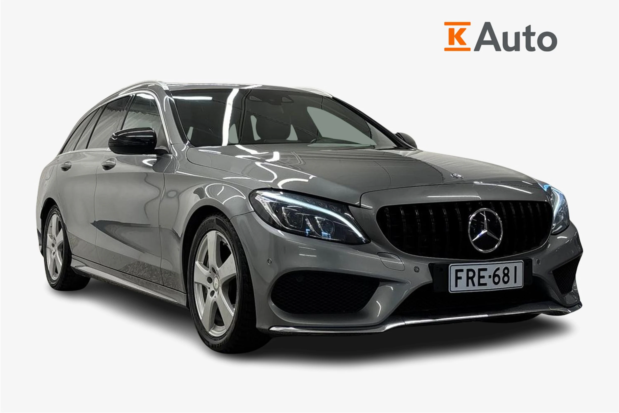 harmaa Mercedes-Benz C 2015 kuva 1.