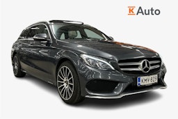 harmaa Mercedes-Benz C 2015 kuva 1.