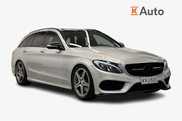 harmaa Mercedes-Benz C 2015 kuva 1.