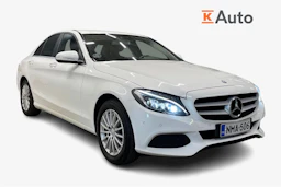 Valkoinen Mercedes-Benz C 2015 kuva 1.
