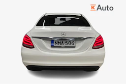 Valkoinen Mercedes-Benz C 2015 kuva 3.