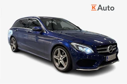 sininen Mercedes-Benz C 2015 kuva 1.