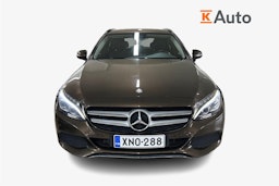 Ruskea (beige) Mercedes-Benz C 2015 kuva 4.