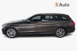 Ruskea (beige) Mercedes-Benz C 2015 kuva 5.