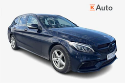 sininen Mercedes-Benz C 2015 kuva 1.