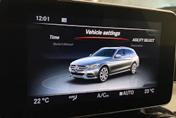 sininen Mercedes-Benz C 2015 kuva 21.