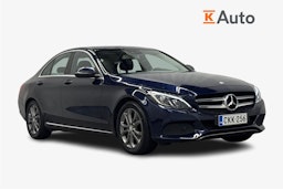 sininen Mercedes-Benz C 2016 kuva 1.