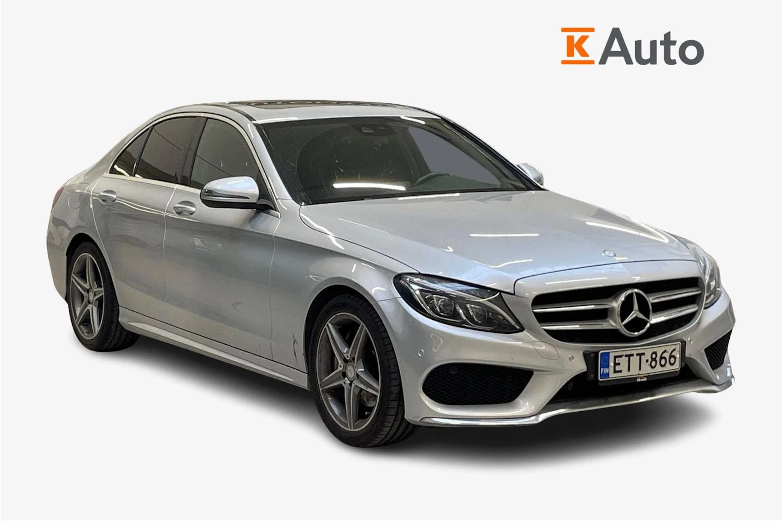 harmaa Mercedes-Benz C 2016 kuva 1.