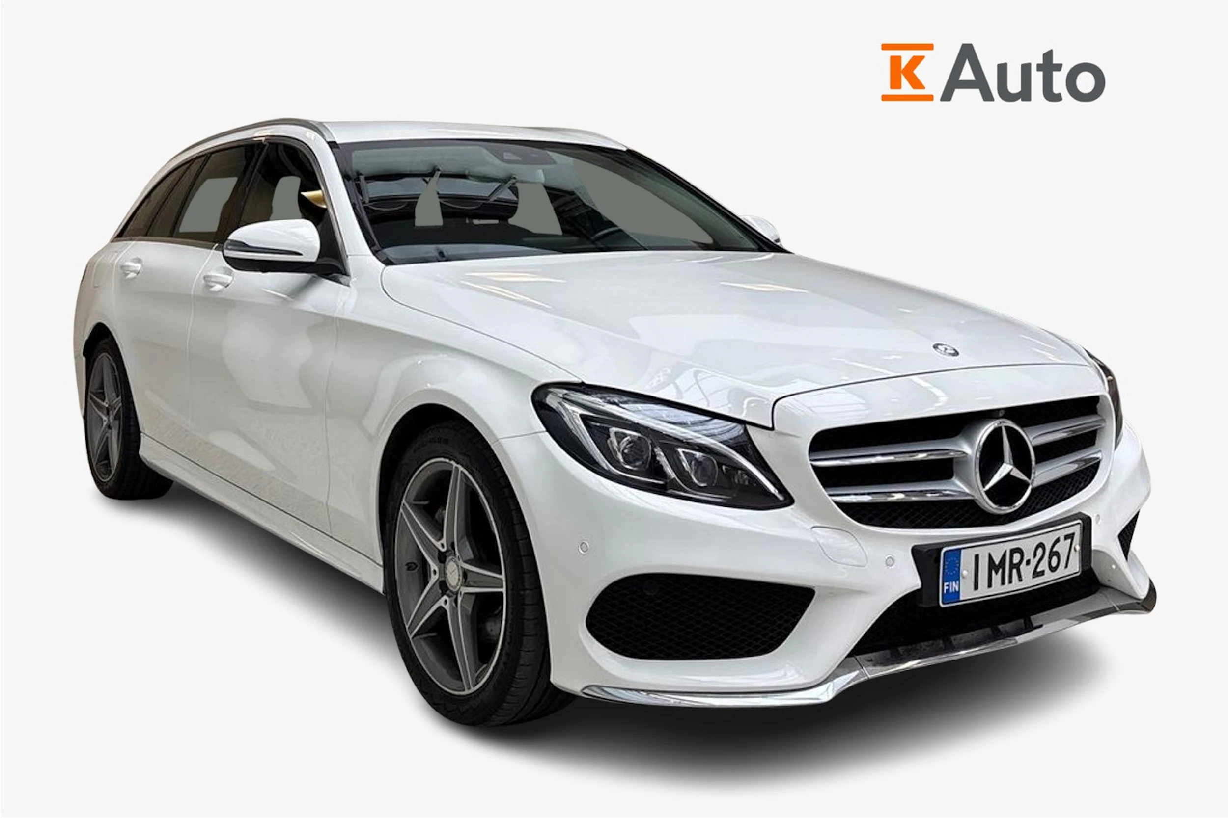 valkoinen Mercedes-Benz C 2016 kuva 1.