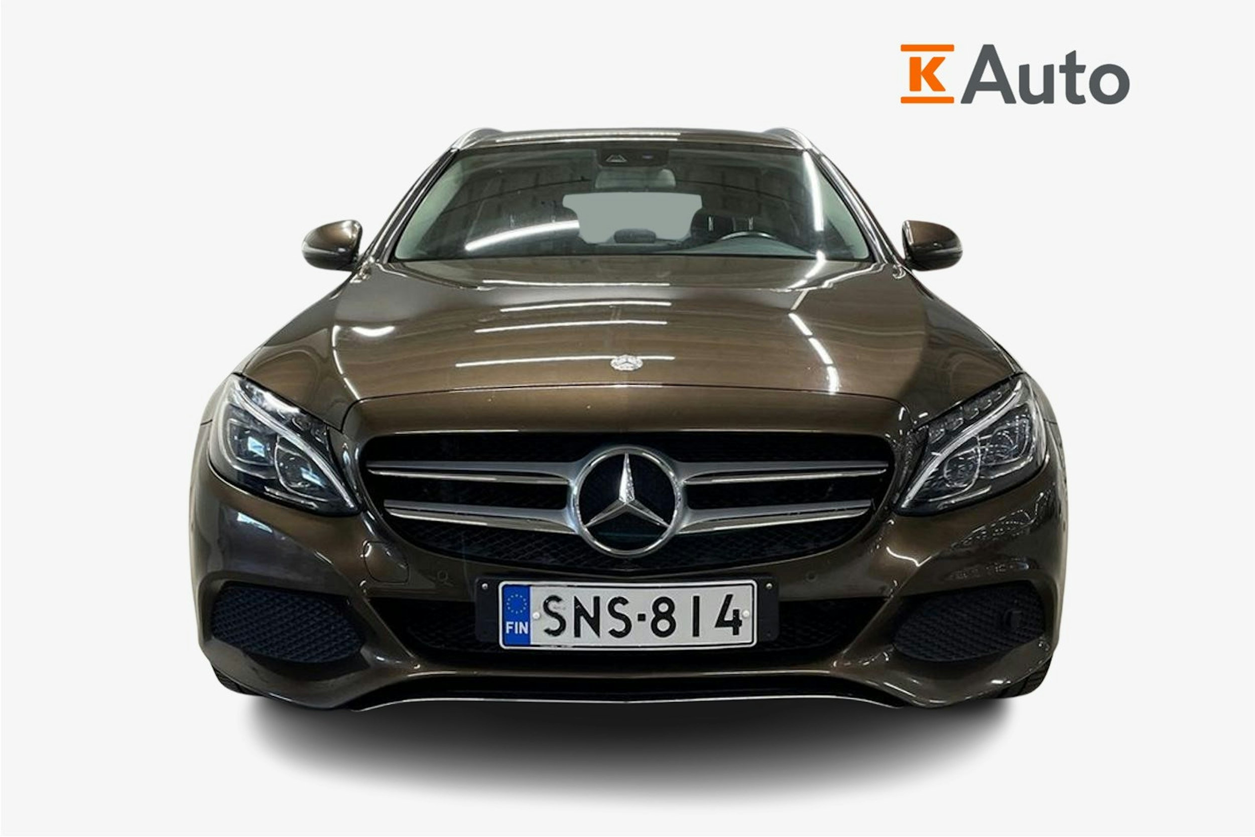 Ruskea (beige) Mercedes-Benz C 2016 kuva 5.