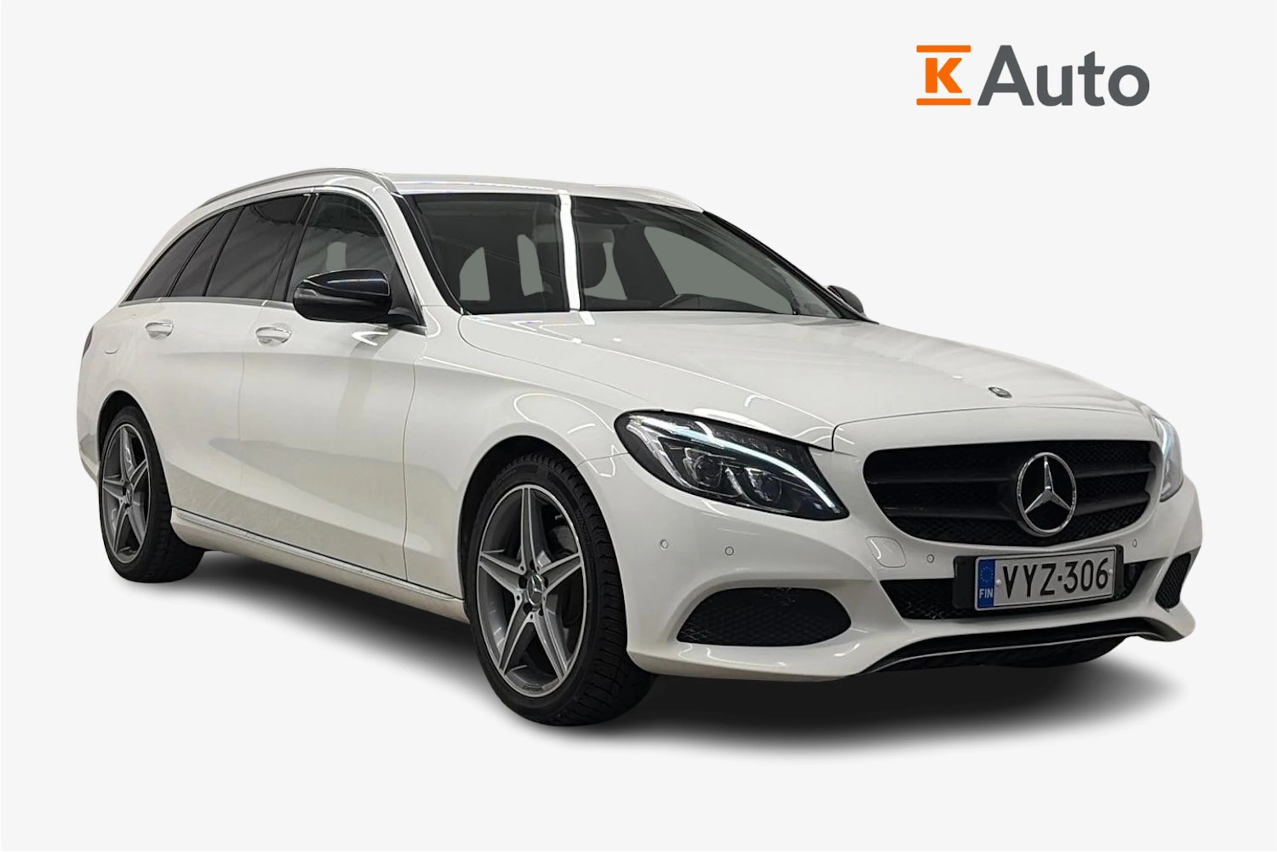 valkoinen Mercedes-Benz C 2016 kuva 1.