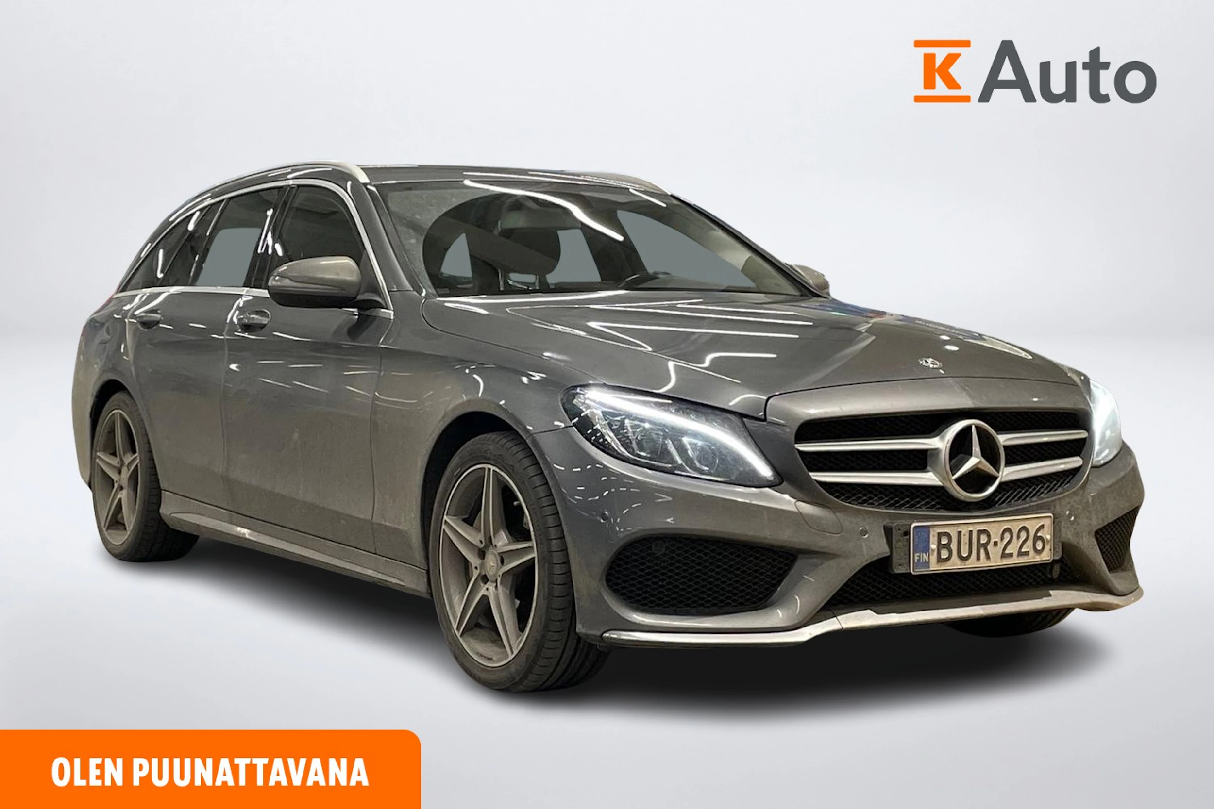 harmaa Mercedes-Benz C 2017 kuva 1.