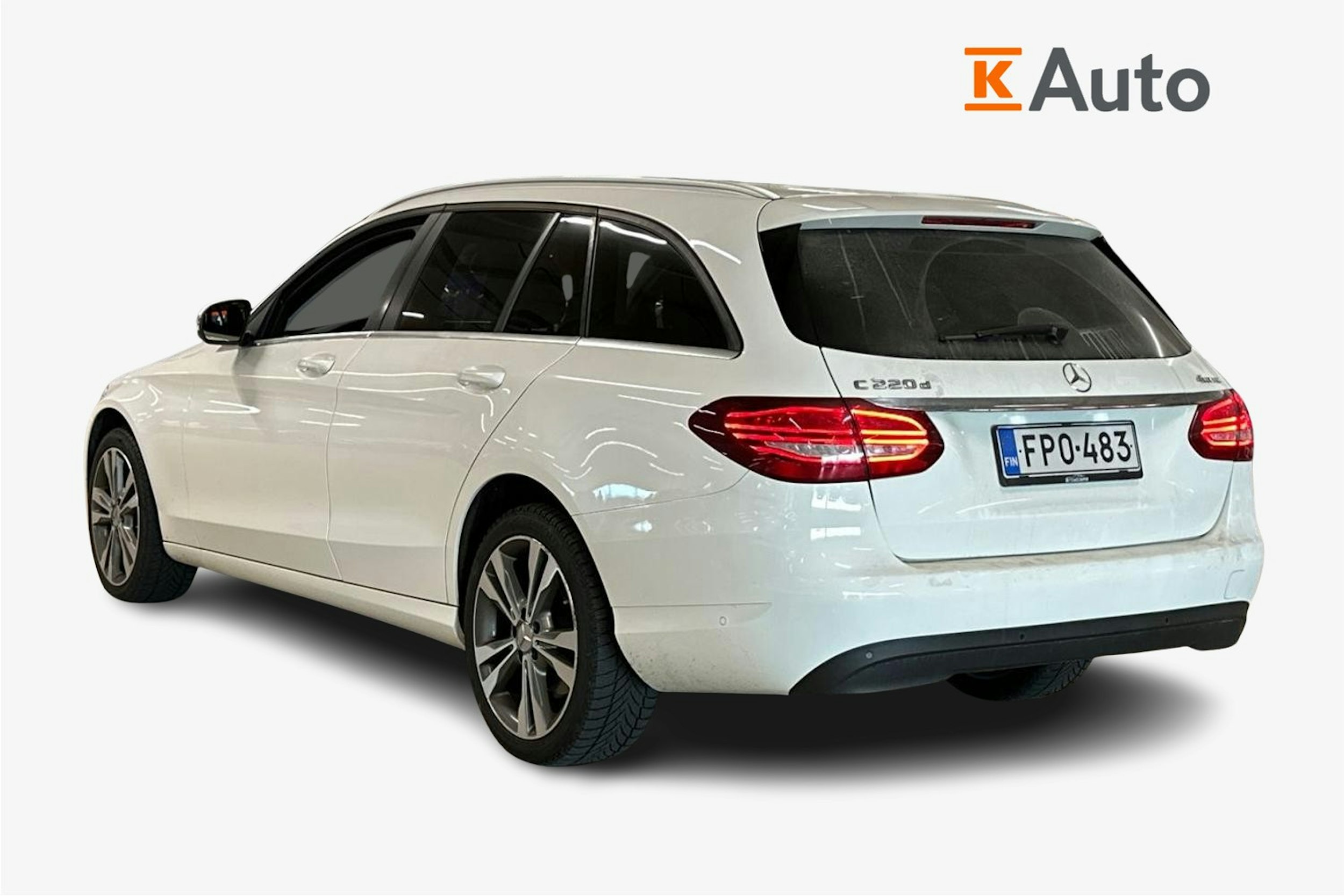valkoinen Mercedes-Benz C 2017 kuva 2.