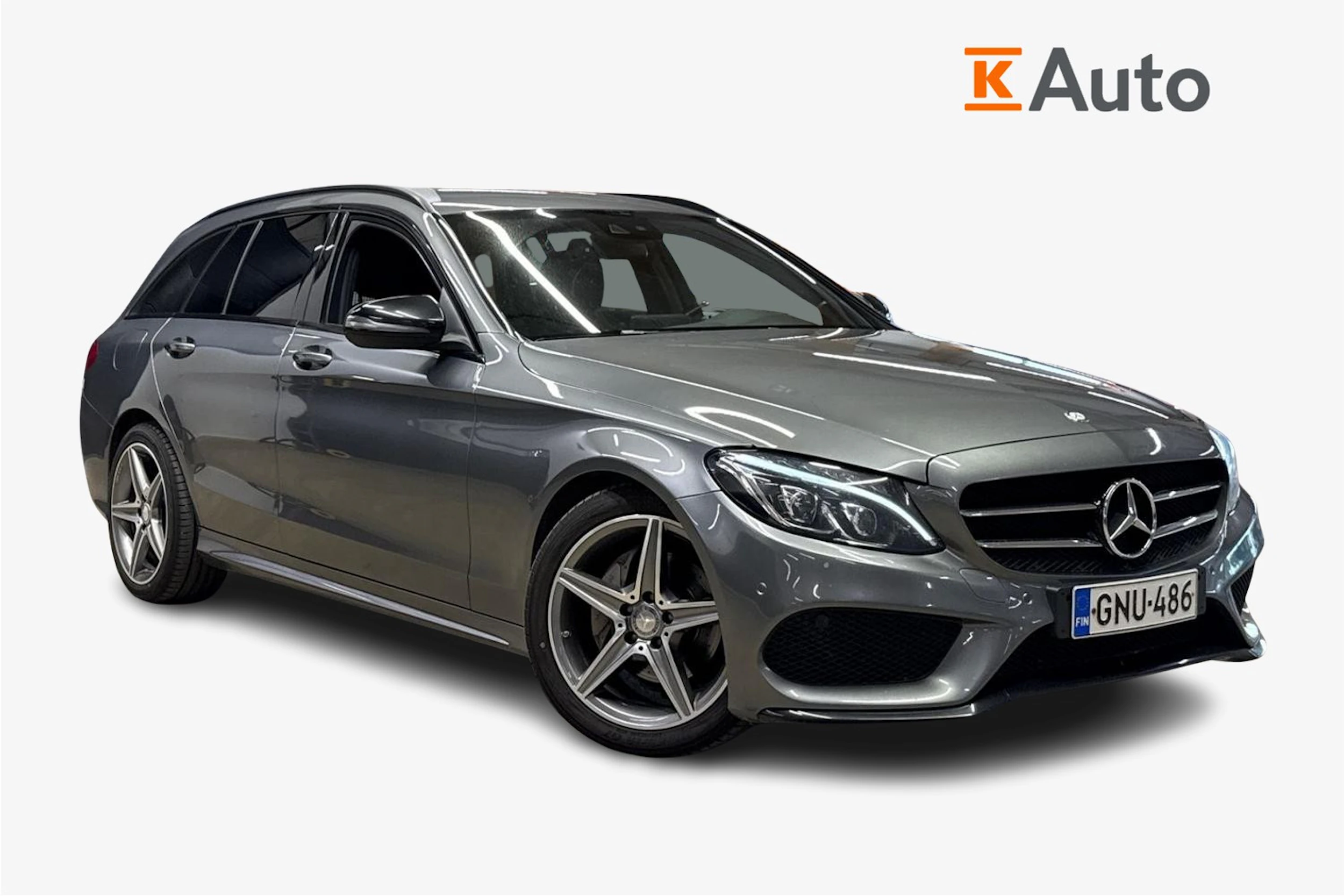 harmaa Mercedes-Benz C 2017 kuva 1.