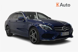 sininen Mercedes-Benz C 2017 kuva 1.