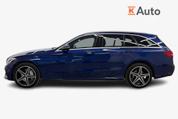 sininen Mercedes-Benz C 2017 kuva 7.